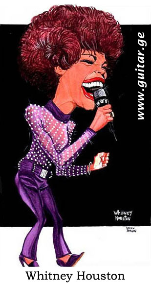 www.guitar.ge - photo Whitney Houston photos caricature cartoon jest funny pictures photos Whitney Houston photo