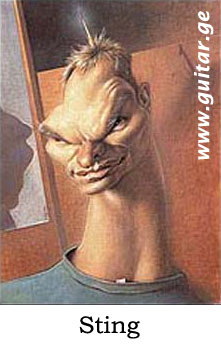 www.guitar.ge - photo Sting photos caricature cartoon jest funny pictures photos Sting photo