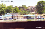 Boat station on Kura (Mtkvari) river - Tbilisi Georgia Sakartvelo Caucasus Black Sea Saqartvelo
